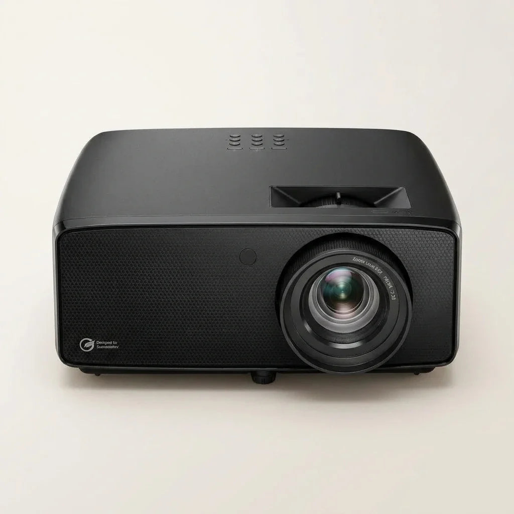 4K Laser Home Theater Projector Built to Deliver Cinema Quality, 3500 Lumens, 300-Inch Display, HDR — Studio Shot