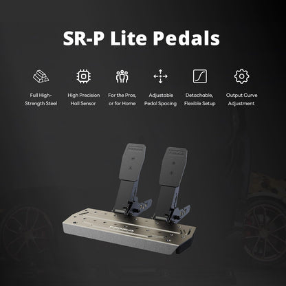 R3 Racing Wheel & Pedals Bundle Direct Drive Car Simulator Kit for PC | Incl. R3 3.9Nm DD Servo Base, 11-Inch ES Lite Racing Wheel, SR-P Lite Pedals, Table Clamp