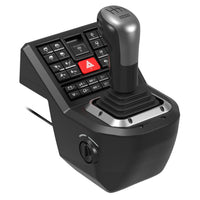 Truck Control System for Windows 11/10 with Force Feedback Steering Wheel, Shifter Control Panel, & Pedals