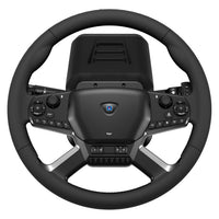 Truck Control System for Windows 11/10 with Force Feedback Steering Wheel, Shifter Control Panel, & Pedals