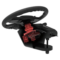 Truck Control System for Windows 11/10 with Force Feedback Steering Wheel, Shifter Control Panel, & Pedals