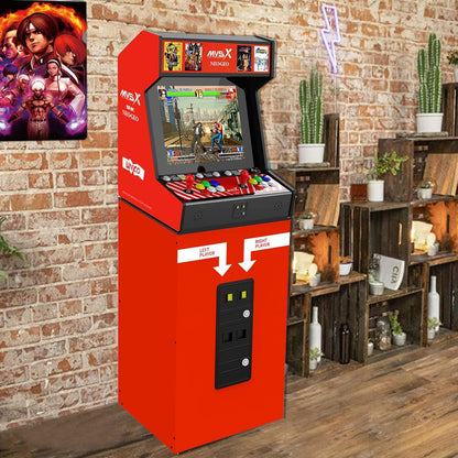 MVSX Arcade Machine and Base Combo, Pre-Loaded 50 SNK Retro Arcade Games