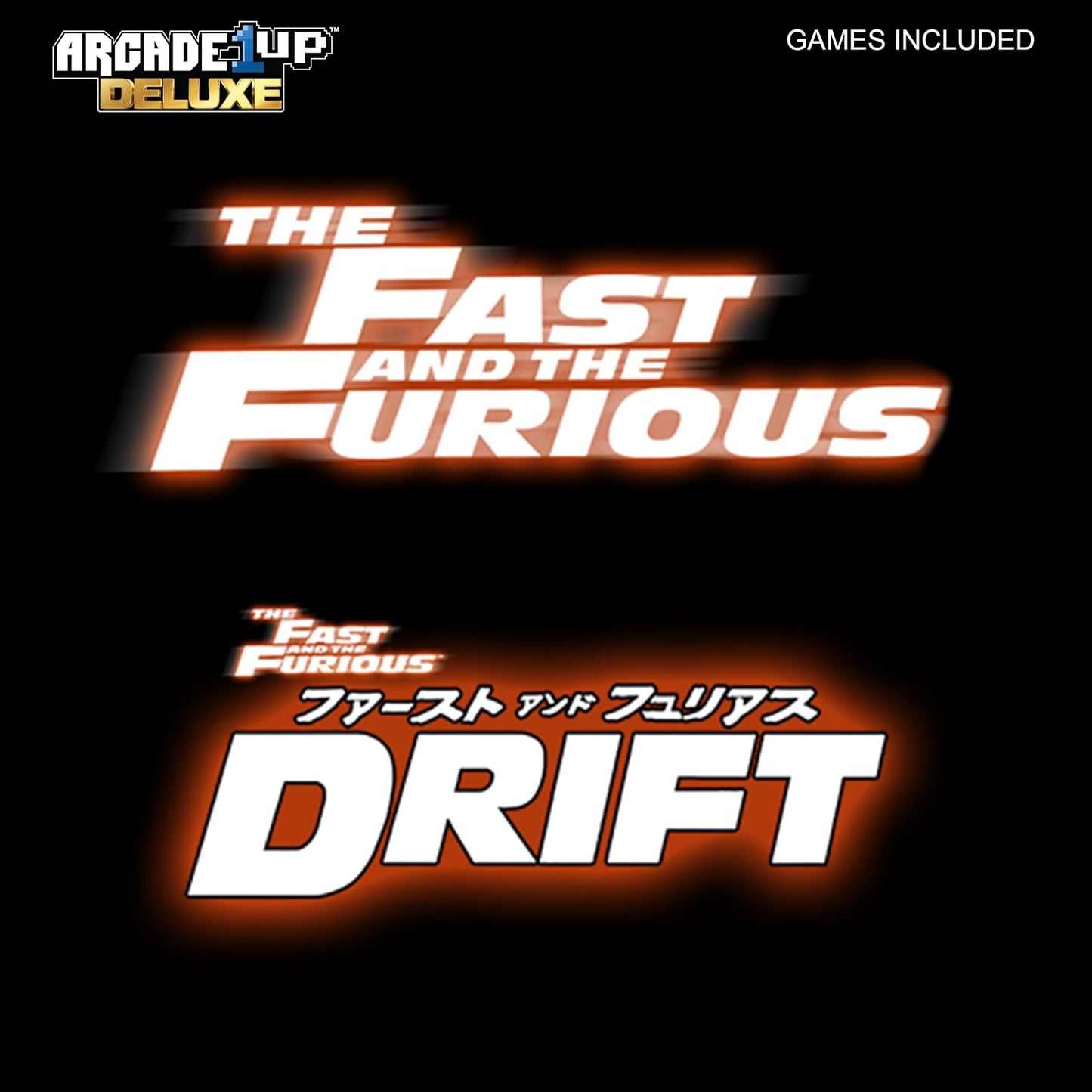 Arcade1Up the Fast and the Furious Deluxe Arcade Machine, Steering Wheel | Gaming Cabinet with 4-Position Gear Shift and Wi-Fi Leaderboards