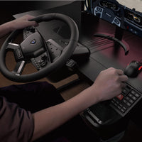 Truck Control System for Windows 11/10 with Force Feedback Steering Wheel, Shifter Control Panel, & Pedals